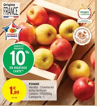 Intermarché Hyper POMME offre