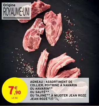 Intermarché Hyper AGNEAU: ASSORTIMENT DE COLLIER, POITRINE À NAVARIN OU NAVARIN offre