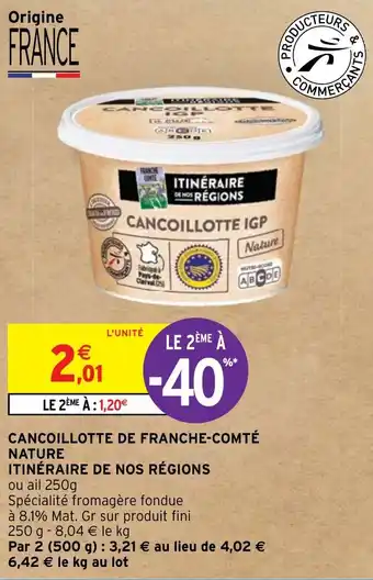 CANCOILLOTTE DE FRANCHE-COMTÉ NATURE ITINÉRAIRE DE NOS RÉGIONS