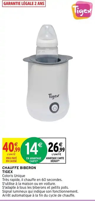 CHAUFFE BIBERON TIGEX