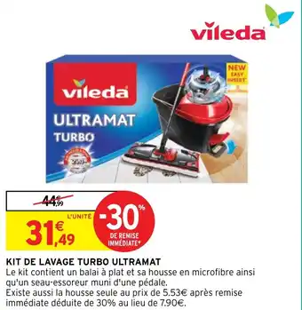 Intermarché Hyper KIT DE LAVAGE TURBO ULTRAMAT offre