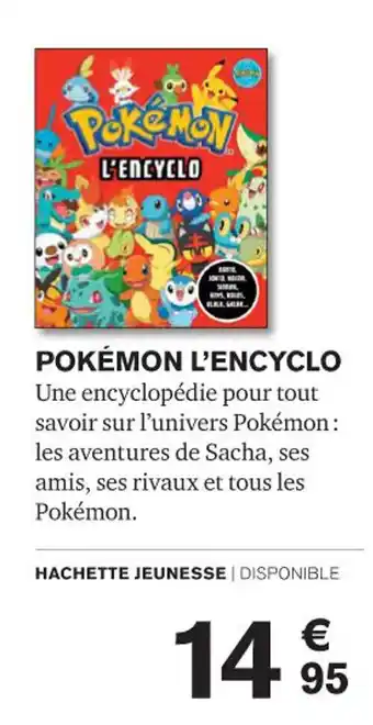 Carrefour POKÉMON L'ENCYCLO offre