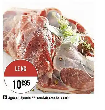 Casino Supermarchés Agneau épaule Semi-désossée à Rotir offre