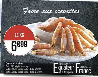 Casino Supermarchés Crevettes Cuites offre