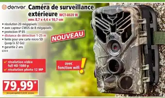 Norma Caméra de surveillance extérieure offre