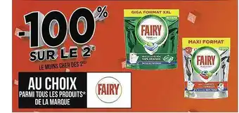 Casino Supermarchés Produits De La Marque Fairy offre