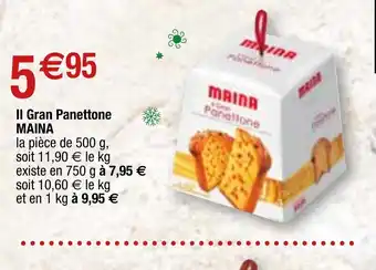 Migros Il Gran Panettone MAINA offre