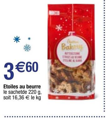 Migros Etoiles au beurre offre