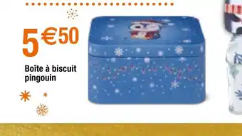 Migros Boîte à biscuit pingouin offre