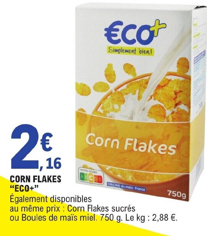 Promo CORN FLAKES ECO chez E.Leclerc