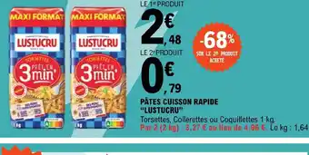 E.Leclerc PÂTES CUISSON RAPIDE offre