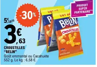 E.Leclerc CROUSTILLES "BELIN" offre