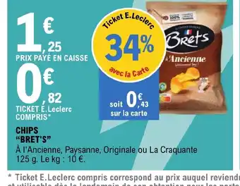 E.Leclerc CHIPS "BRET'S" offre