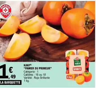E.Leclerc KAKI PANIER DU PRIMEUR offre