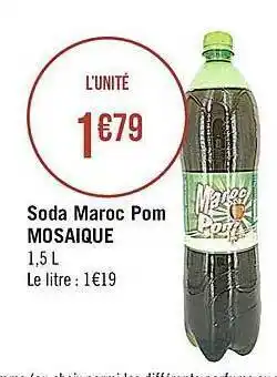 Soda Maroc Pom Mosaïque