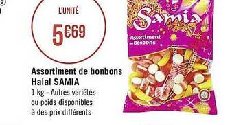 Casino Supermarchés Assortiment De Bonbons Halal Samia offre
