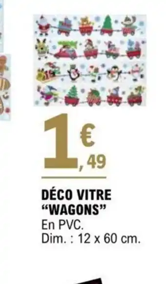 DÉCO VITRE "WAGONS