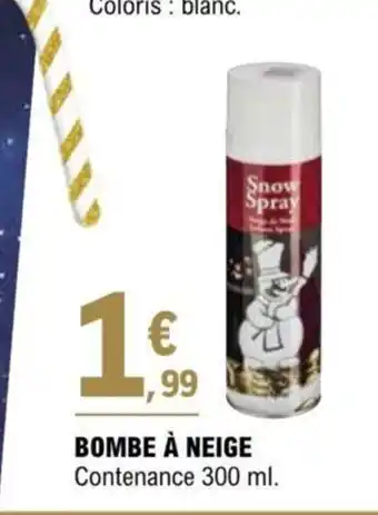 BOMBE Ă NEIGE