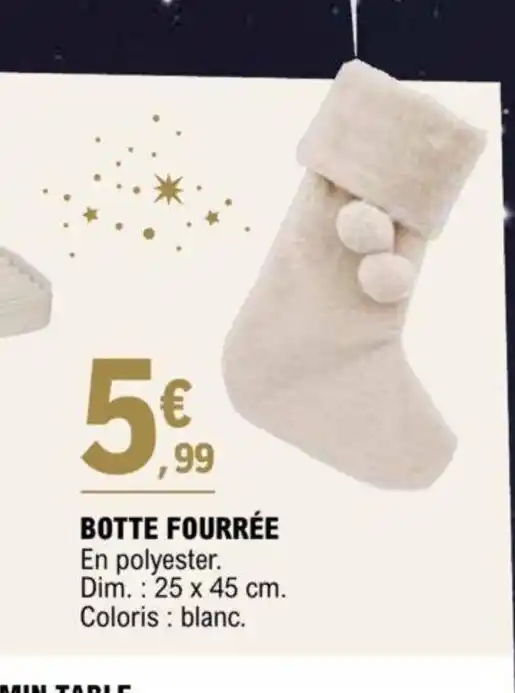 botte fourrée securite promo