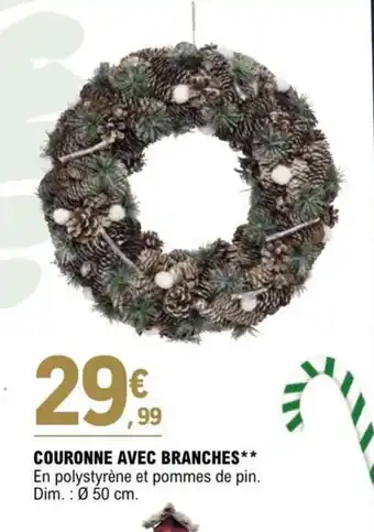 COURONNE AVEC BRANCHES