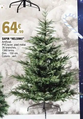 E.Leclerc SAPIN "HELSINKI" offre