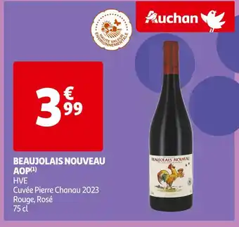 Cuvée pierre chanau beaujolais nouveau aop
