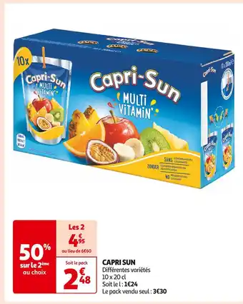 Auchan Supermarché Capri sun capri sun offre