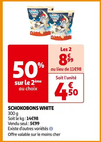 Schokobons schokobons white