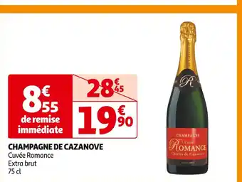 Auchan Supermarché Cazanove champagne offre
