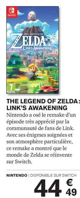 Carrefour THE LEGEND OF ZELDA: LINK'S AWAKENING offre