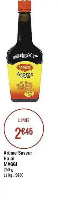 Arôme Saveur Halal Maggi