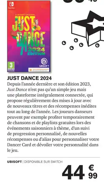 Carrefour JUST DANCE 2024 offre