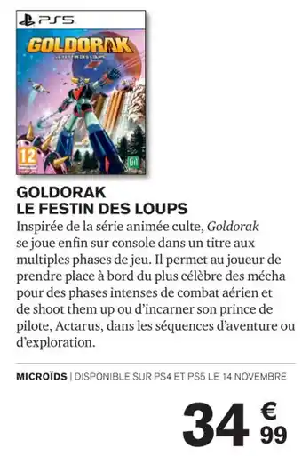 GOLDORAK LE FESTIN DES LOUPS