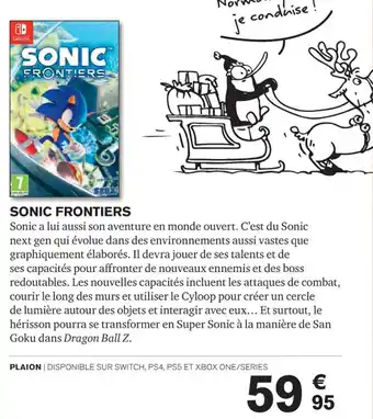 SONIC FRONTIERS