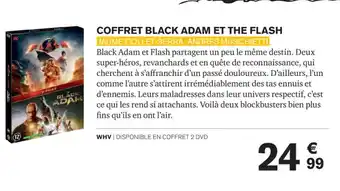 Carrefour COFFRET BLACK ADAM ET THE FLASH offre