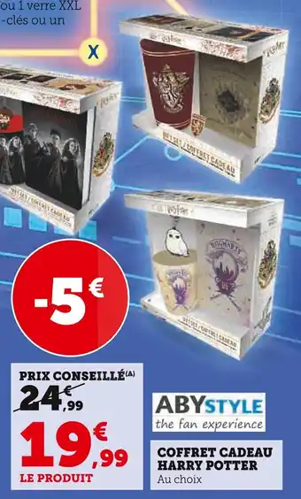 Super U COFFRET CADEAU HARRY POTTER Au choix offre