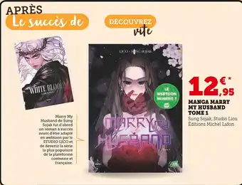 MANGA MARRY MY HUSBAND TOME 1