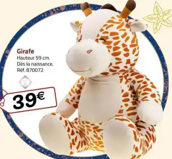 La Grande Récré Girafe Hauteur 59 cm offre