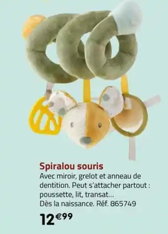 La Grande Récré Spiralou souris offre