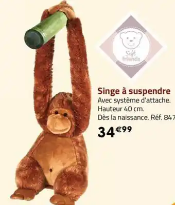 Singe à suspendre