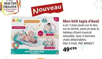 Mon kitti tapis d'éveil