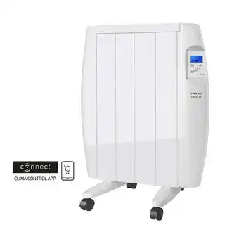 Bricomarché Radiateur électrique à inertie sèche connecté 600w blanc - malbork connect 600 offre