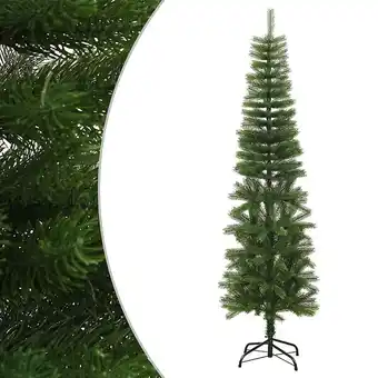 Bricorama Vidaxl sapin de noël artificiel mince avec support 180 cm pe offre
