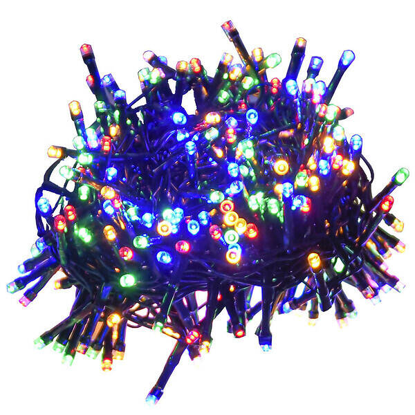 Promo Vidaxl guirlande led compacte avec 2000 led multicolores 45 m pvc chez Bricorama