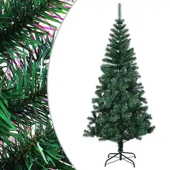Bricorama Vidaxl sapin de noël artificiel pointes iridescentes vert 240 cm pvc offre