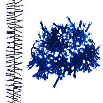 Bricorama Vidaxl guirlande lumineuse à led groupées 3000 led bleu 23 m pvc offre