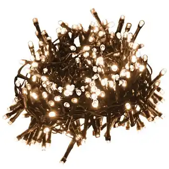 Bricorama Vidaxl guirlande lumineuse à led groupées 3000 led blanc chaud 23m pvc offre