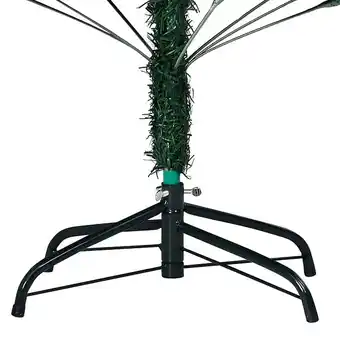 Vidaxl arbre de noël artificiel pré-éclairé et boules vert 180 cm pvc