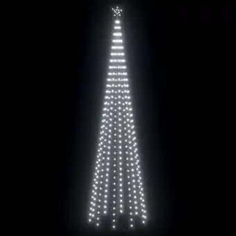 Vidaxl sapin de noël cÎne 752 led blanc froid décoration 160x500 cm