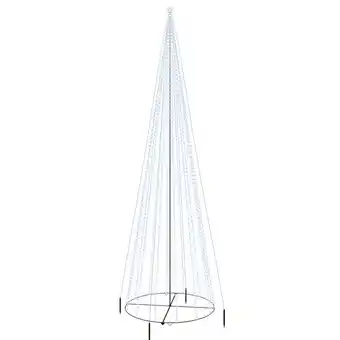 Bricorama Vidaxl arbre de noël cône 1134 led blanc froid 230x800 cm offre